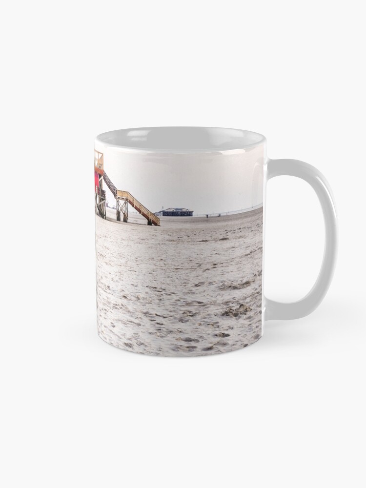 "stilt house at the beach II" Coffee Mug by novopics Redbubble