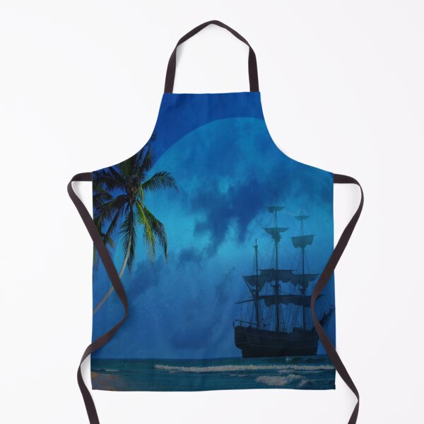 Item preview, blue ocean ship moon designed and sold by Teo13.