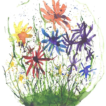 Artwork thumbnail, Spring flowers by NitArtCafe