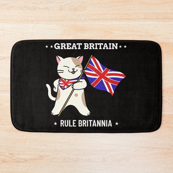 Item preview, Great Britain Rule Britannia Cat designed and sold by BeardedTree.