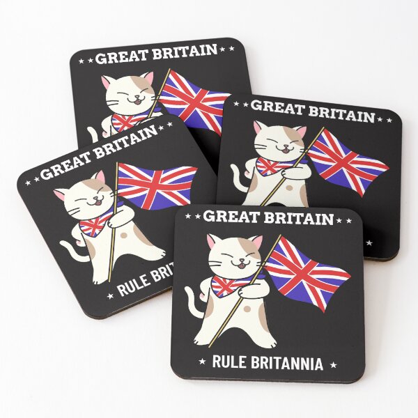 Item preview, Great Britain Rule Britannia Cat designed and sold by BeardedTree.