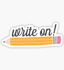 Schreib weiter! Sticker