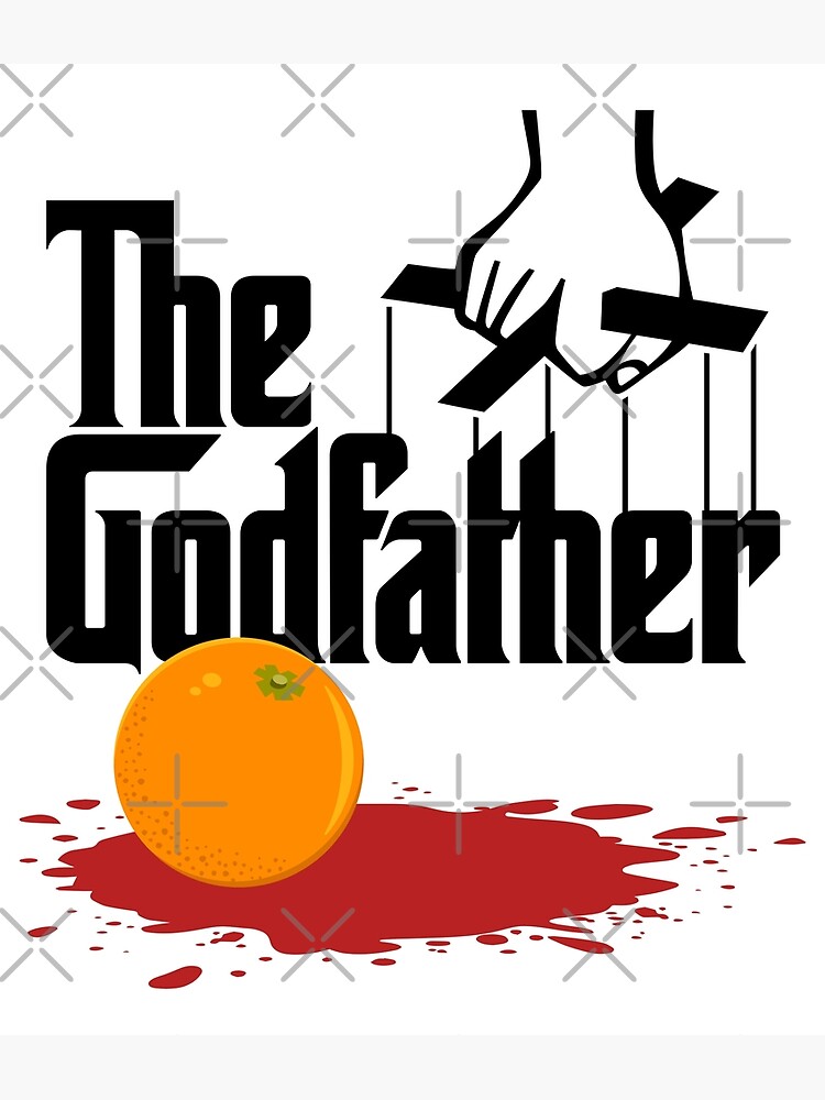 "Godfather Orange 1972" Poster by SKAMERgraphics Redbubble