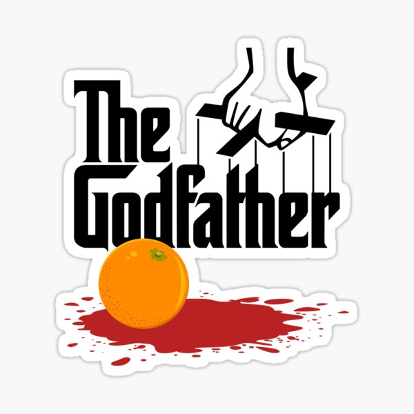 "Godfather Orange 1972" Sticker for Sale by SKAMERgraphics Redbubble