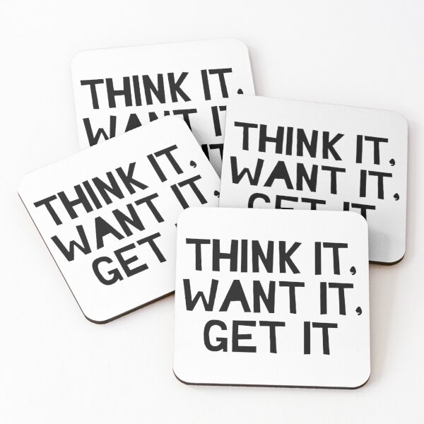 Item preview, Think It, Want It, Get It designed and sold by Cupart.