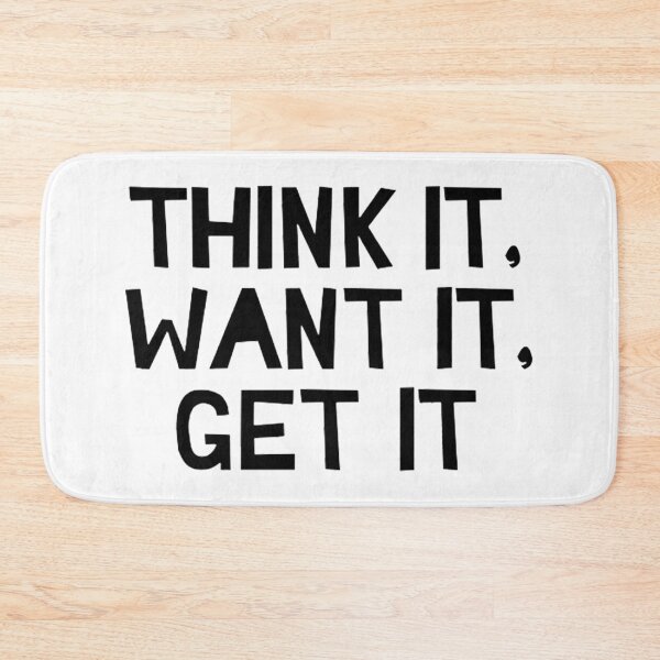 Item preview, Think It, Want It, Get It designed and sold by Cupart.