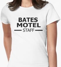 Bates Motel Staff Women's Fitted T-Shirt