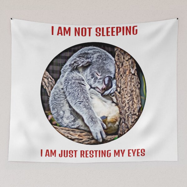 Item preview, Tired, Sleeping Koala  designed and sold by PolarNightNomad.