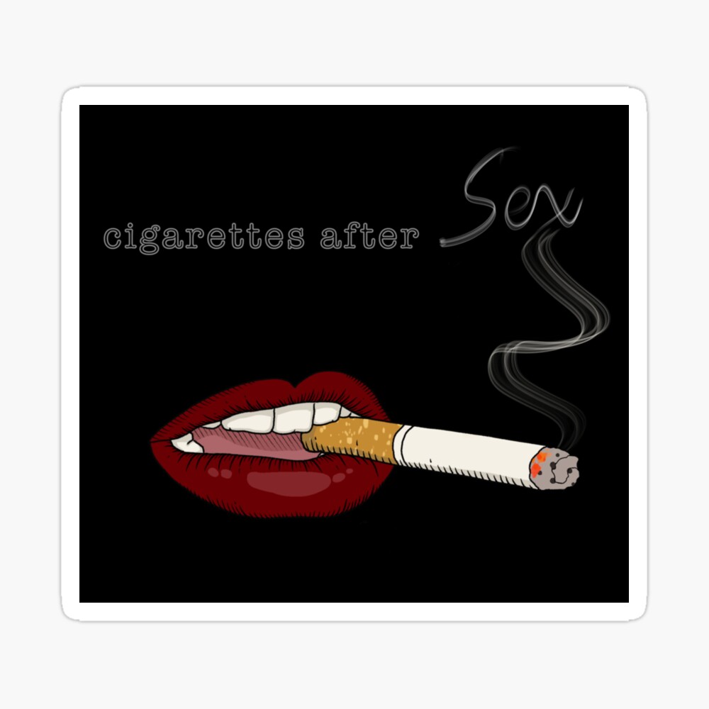 Cigarettes After Sex logo fan art black