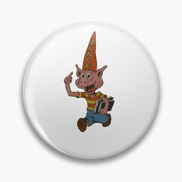 Item preview, dunce pig cartoon vintage design designed and sold by Captain-Jackson.