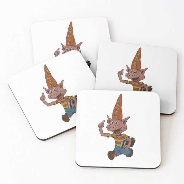 Item preview, dunce pig cartoon vintage design designed and sold by Captain-Jackson.