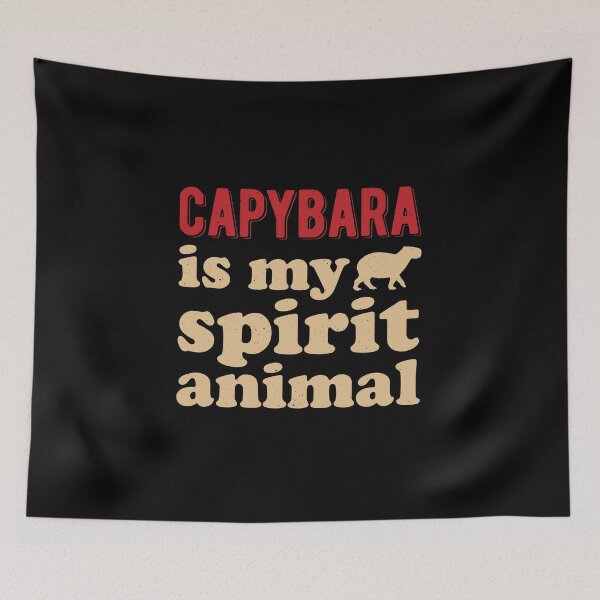 Item preview, Funny Capybara designed and sold by artworkbyrihen.