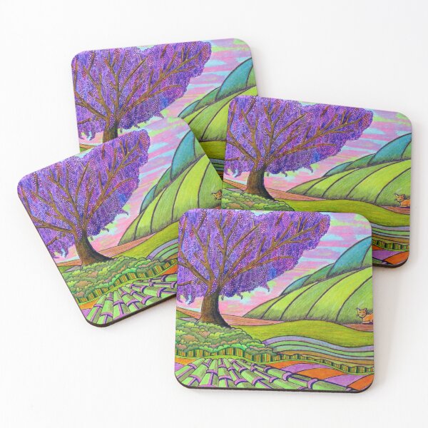 Item preview, 526 - WISTERIA CAT - DAVE EDWARDS - COLOURED PENCILS - 2021 designed and sold by BLYTHART.