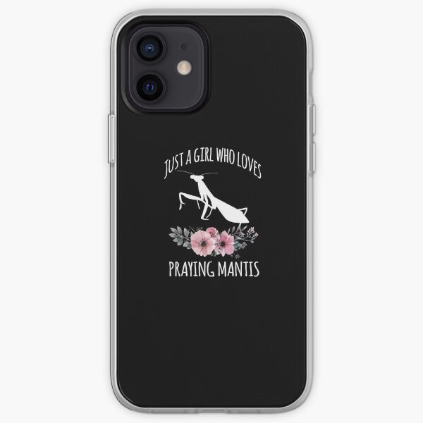 Just a Girl who loves Praying Mantis, Insect Lover, Praying Mantis Keeping Gift, Entomology Lover, Idolomantis diabolica iPhone Soft Case