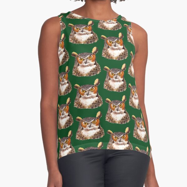 Owl Sleeveless Top