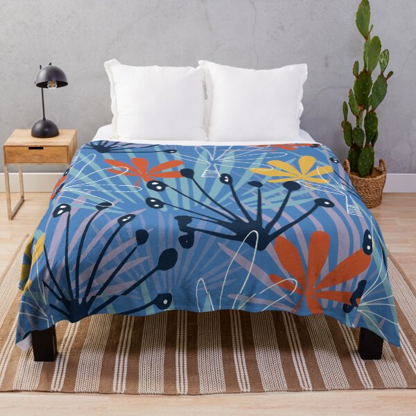 Item preview, Geometric leaves pattern designed and sold by Doucheka.