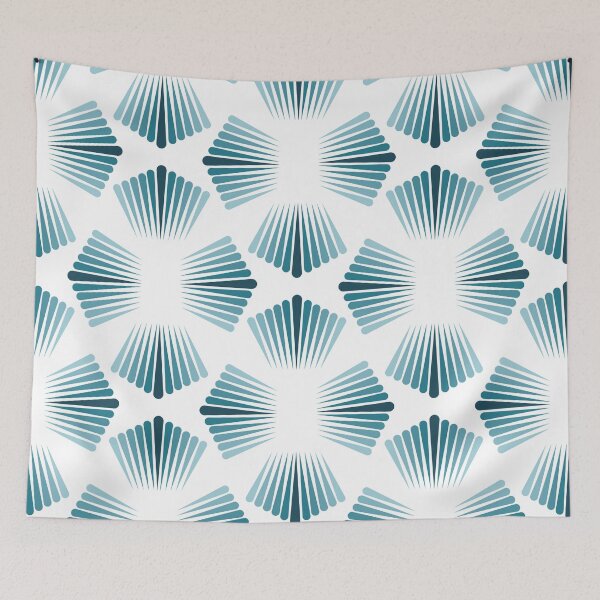 Item preview, St Jacques shells abstract print designed and sold by Alexa Mihulin.