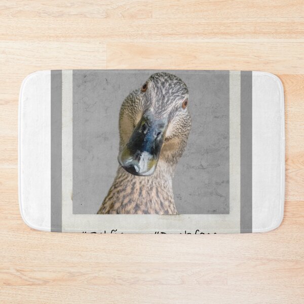 Item preview, #duckface - close up of a duck looking to camera designed and sold by Sara Sadler.