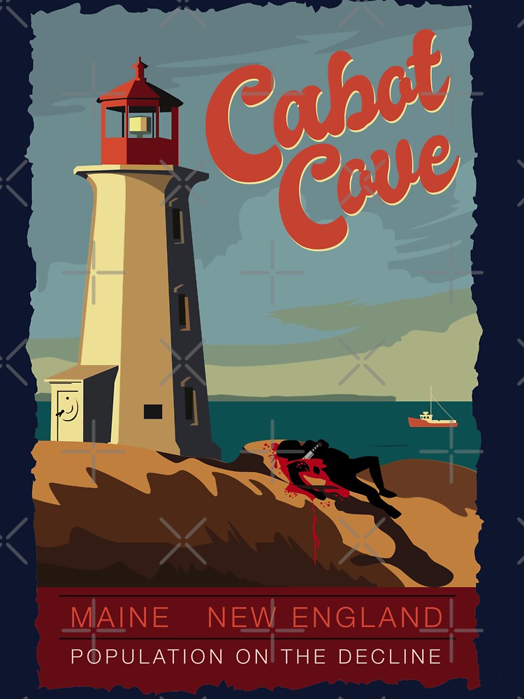 Imagen 7 de 7, Camiseta clásica con la obra Cabot Cove, diseñada y vendida por rampad1.