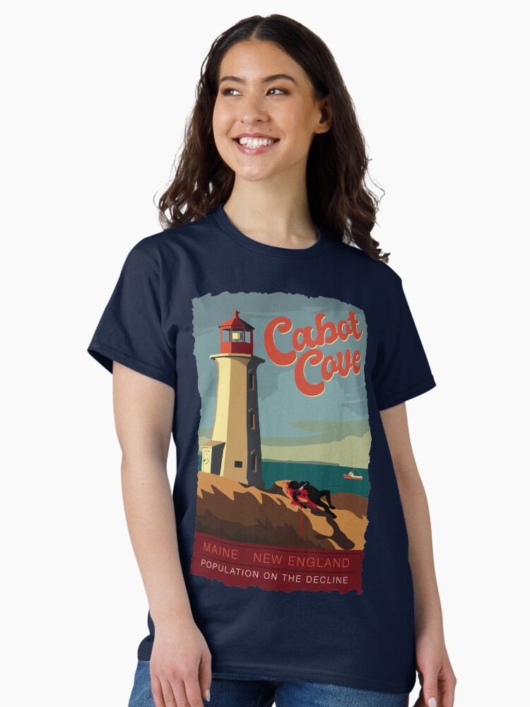 Imagen 2 de 7, Camiseta clásica con la obra Cabot Cove, diseñada y vendida por rampad1.