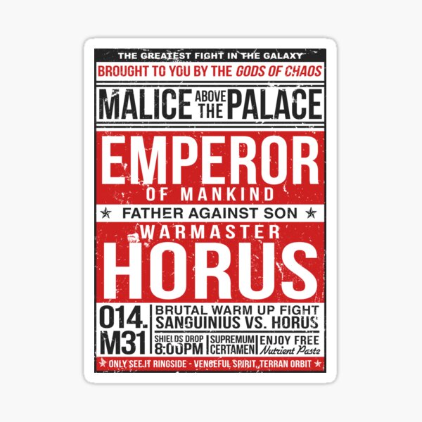 Malice Above The Palace Sticker