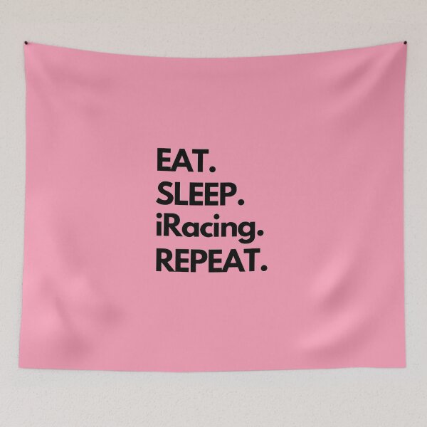 Item preview, Eat Sleep iRacing Repeat designed and sold by TheGreekGuy.