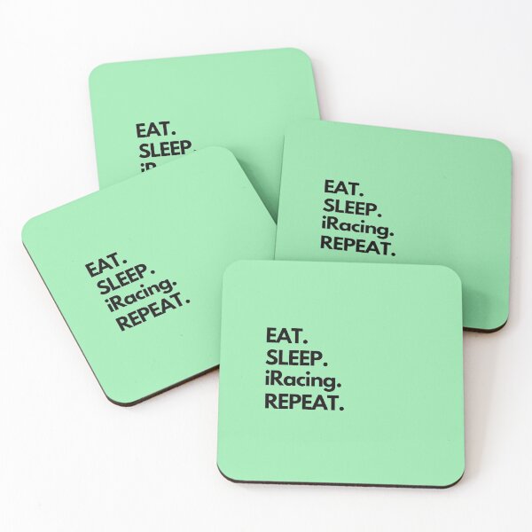 Item preview, Eat Sleep iRacing Repeat designed and sold by TheGreekGuy.