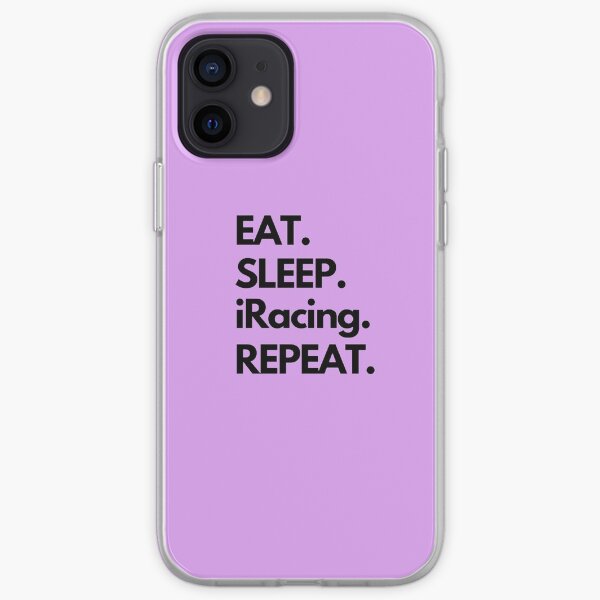Eat Sleep iRacing Repeat iPhone Soft Case