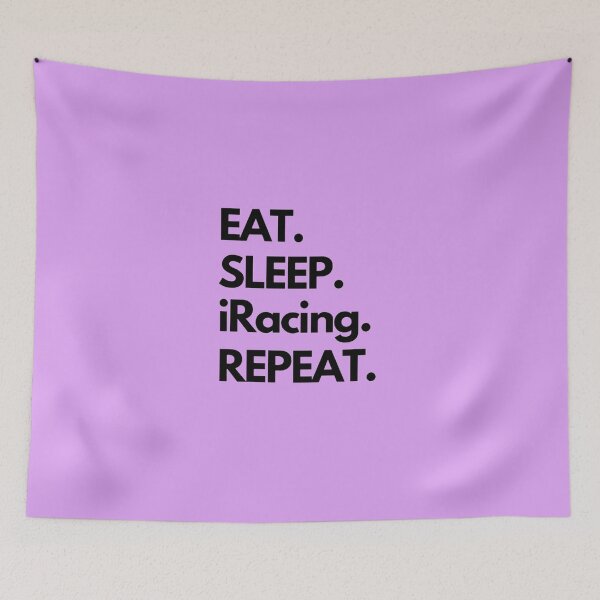 Item preview, Eat Sleep iRacing Repeat designed and sold by TheGreekGuy.