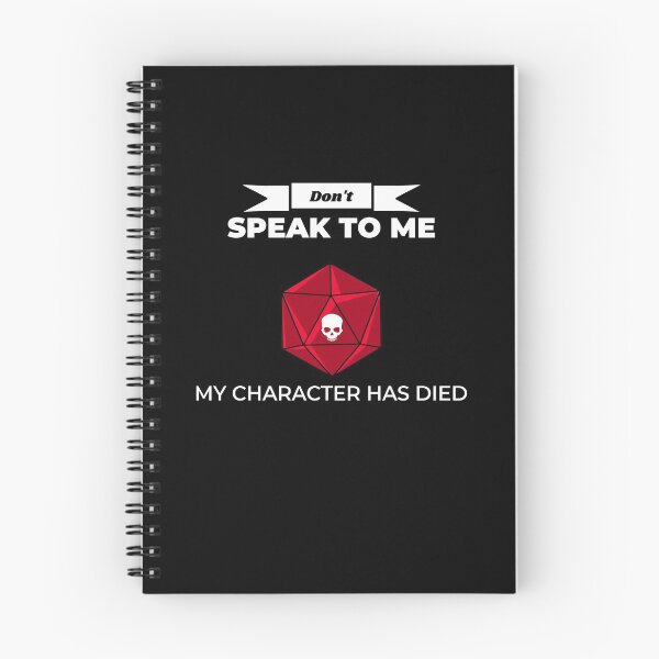 Item preview, My Character Died designed and sold by montasy.