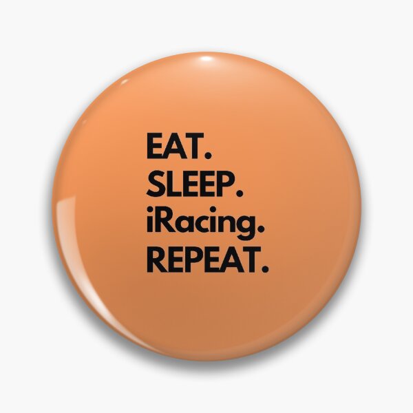 Item preview, Eat Sleep iRacing Repeat designed and sold by TheGreekGuy.