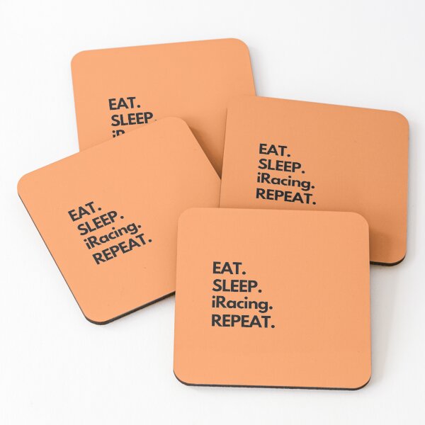 Item preview, Eat Sleep iRacing Repeat designed and sold by TheGreekGuy.