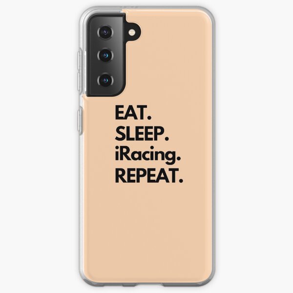 Eat Sleep iRacing Repeat Samsung Galaxy Soft Case