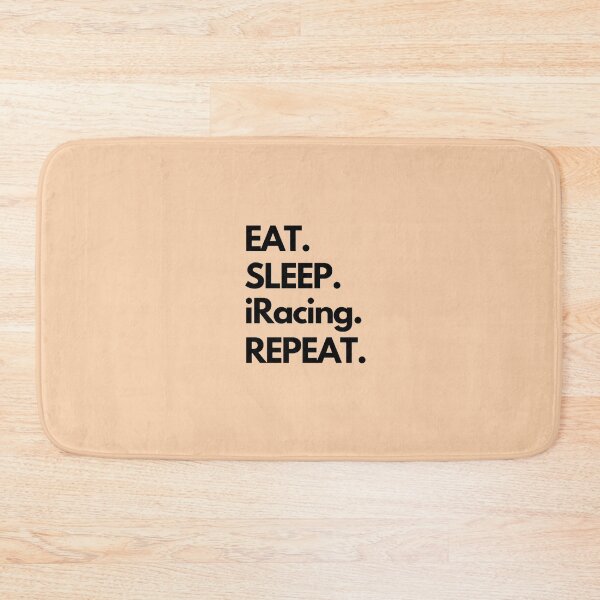 Item preview, Eat Sleep iRacing Repeat designed and sold by TheGreekGuy.