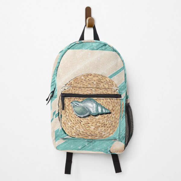 Item preview, Boho Retro Beach Wood Sand and Braided Woven Blue Summer designed and sold by Jolly-Yosei.