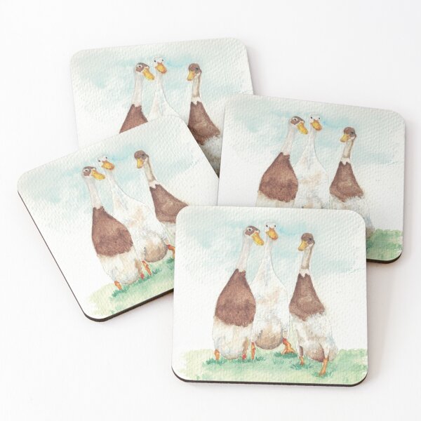 Item preview, cool runner ducks in watercolour designed and sold by collydavid.