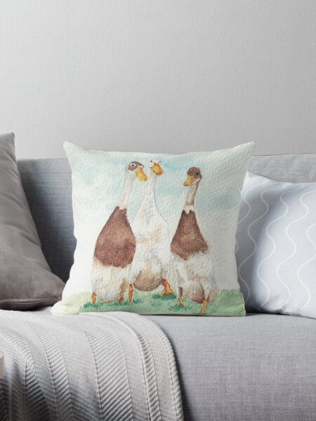 Vista previa del artículo con la obra «patos corredor fresco en acuarela», diseñado y vendido por collydavid.