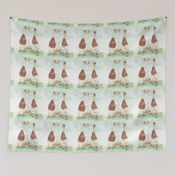 Item preview, cool runner ducks in watercolour designed and sold by collydavid.