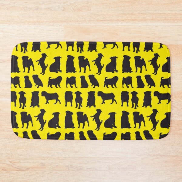 Item preview, black and yellow pugs designed and sold by THISPUGVIBE.