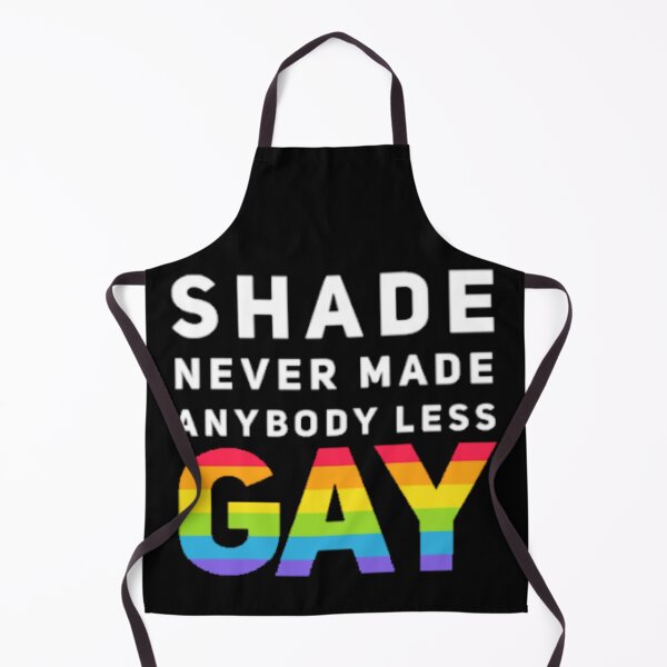 Item preview, Shade Never Made Anybody Less Gay (Version #1, Black) designed and sold by UnicornPeeps.