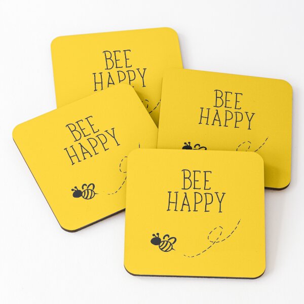 Item preview, Bee happy - happy bee designed and sold by Fatamimosh.