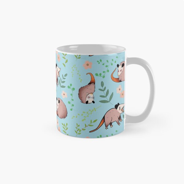 Item preview, Possum - Cute Brown and Blue Cartoon Animal Pattern designed and sold by TheRainbowRoom.