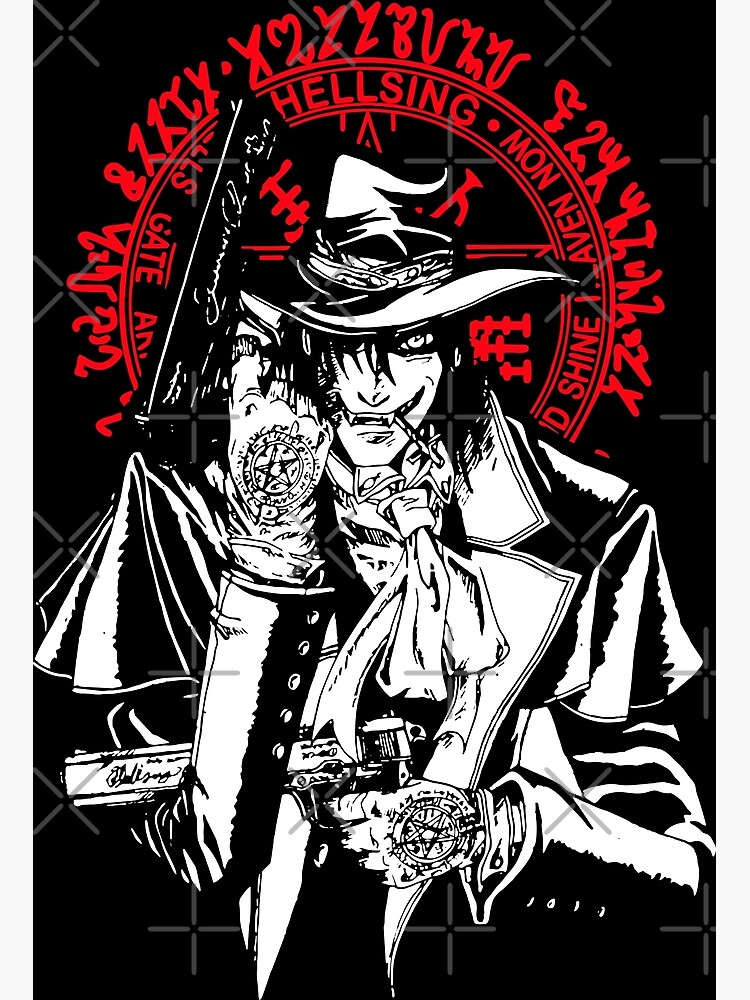 Hellsing Alucard Anime Dictionary Art Print Poster Picture Book