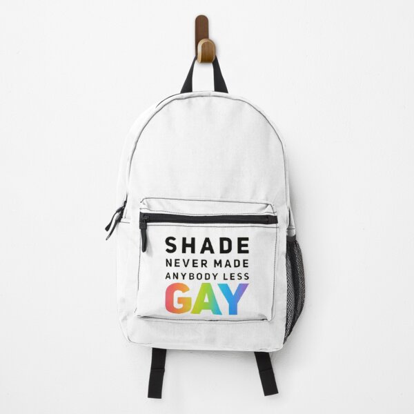 Item preview, Shade Never Made Anybody Less Gay (Version #2, White) designed and sold by UnicornPeeps.