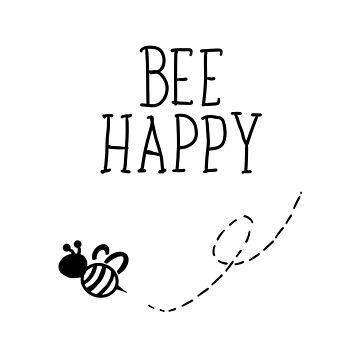 Artwork thumbnail, Bee happy - happy bee by Fatamimosh