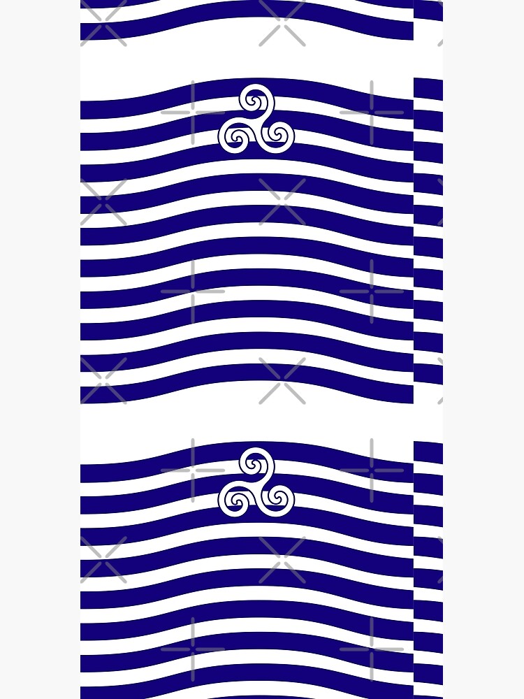Aperçu 3 sur 3. Sac de sport avec l'œuvre triskel créée et vendue par grafikestelle.