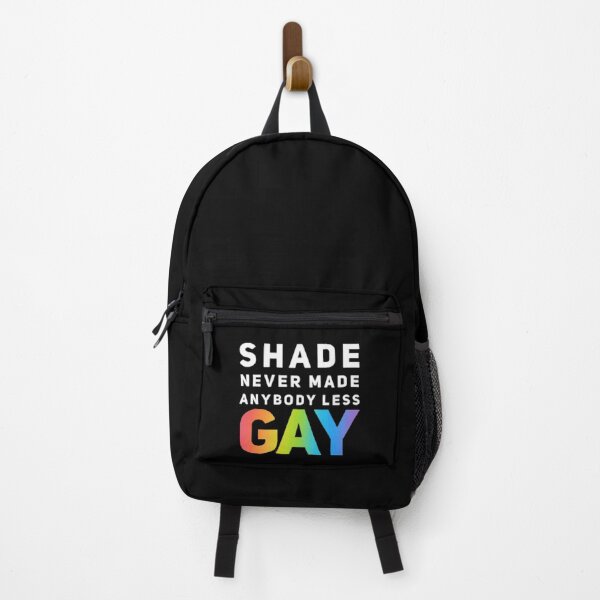 Item preview, Shade Never Made Anybody Less Gay (Version #2, Black) designed and sold by UnicornPeeps.