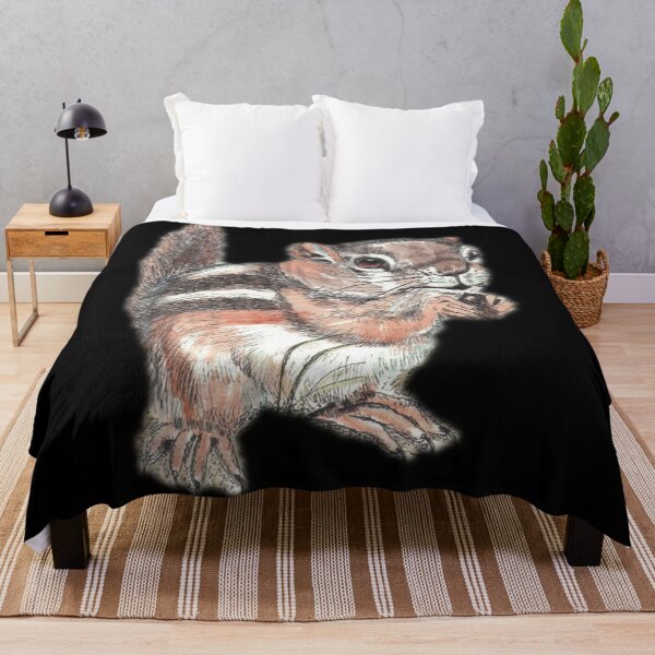 Item preview, Happy Chipmunk Drawing designed and sold by nastogy.