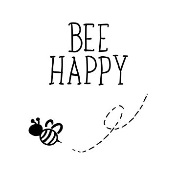 Artwork thumbnail, Bee happy - happy bee by Fatamimosh