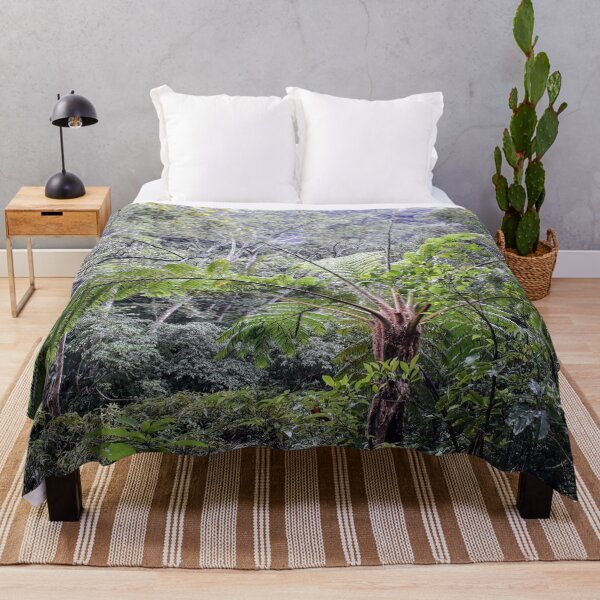 Item preview, Junlge Green tropical forest Rainforest Botanical designed and sold by Tanja Dianova.